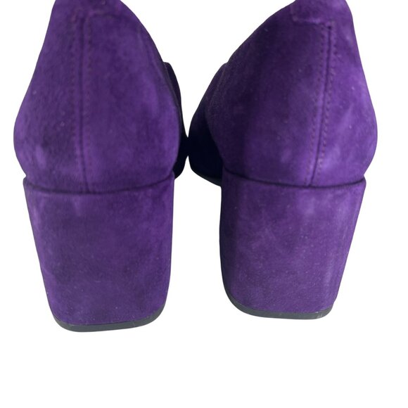 Vagabond Womens Purple Suede Slip-On  Pump Heels Size 41 - Picture 2 of 7